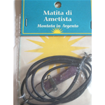 COLLANA  MATITA  DI AMETISTA     